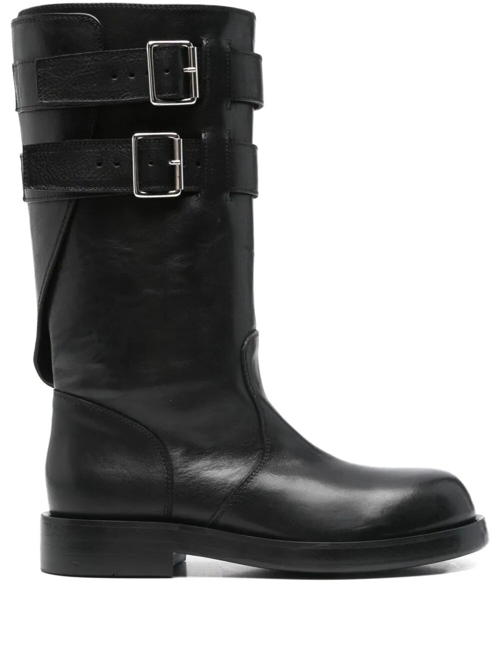 Ann Demeulemeester Women "Osmo" Rounded Boots With Belts Luosophy