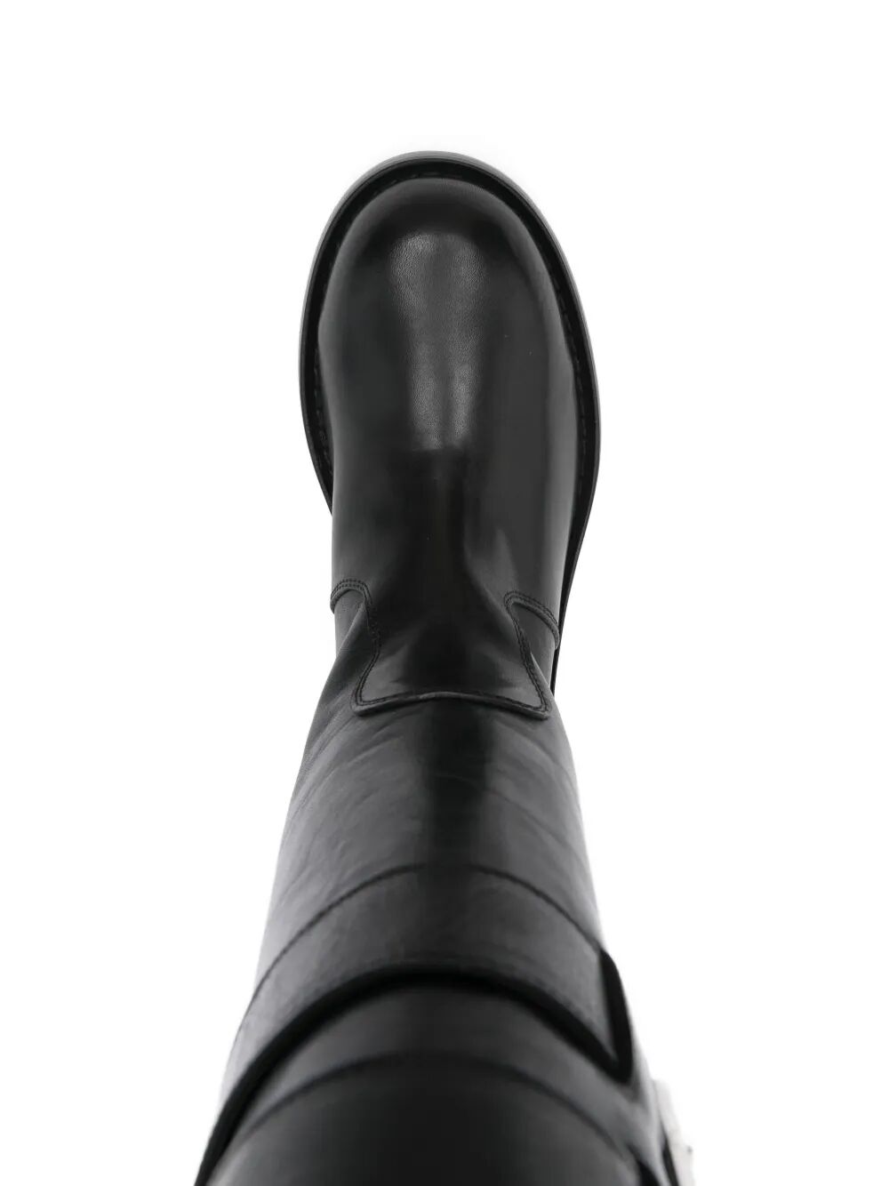 Ann Demeulemeester Women "Osmo" Rounded Boots With Belts Luosophy