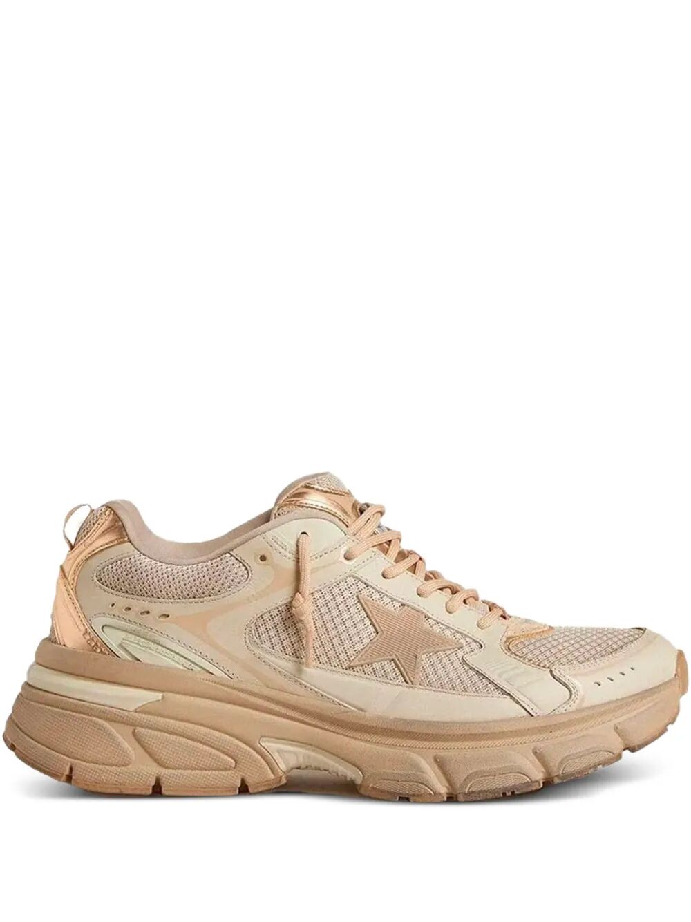 Golden Goose Women "Lightstar" Net Leather And Suede Upper Tpu Star Net Heel Luosophy