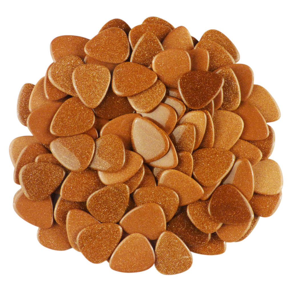 Brown Sandstone Stone Guitar Or Bass Pick - 3.0 mm Ultra Heavy Gauge - 351 Shape - Specialty Handmade Gemstone Exotic Plectrum Exotic Plectrums