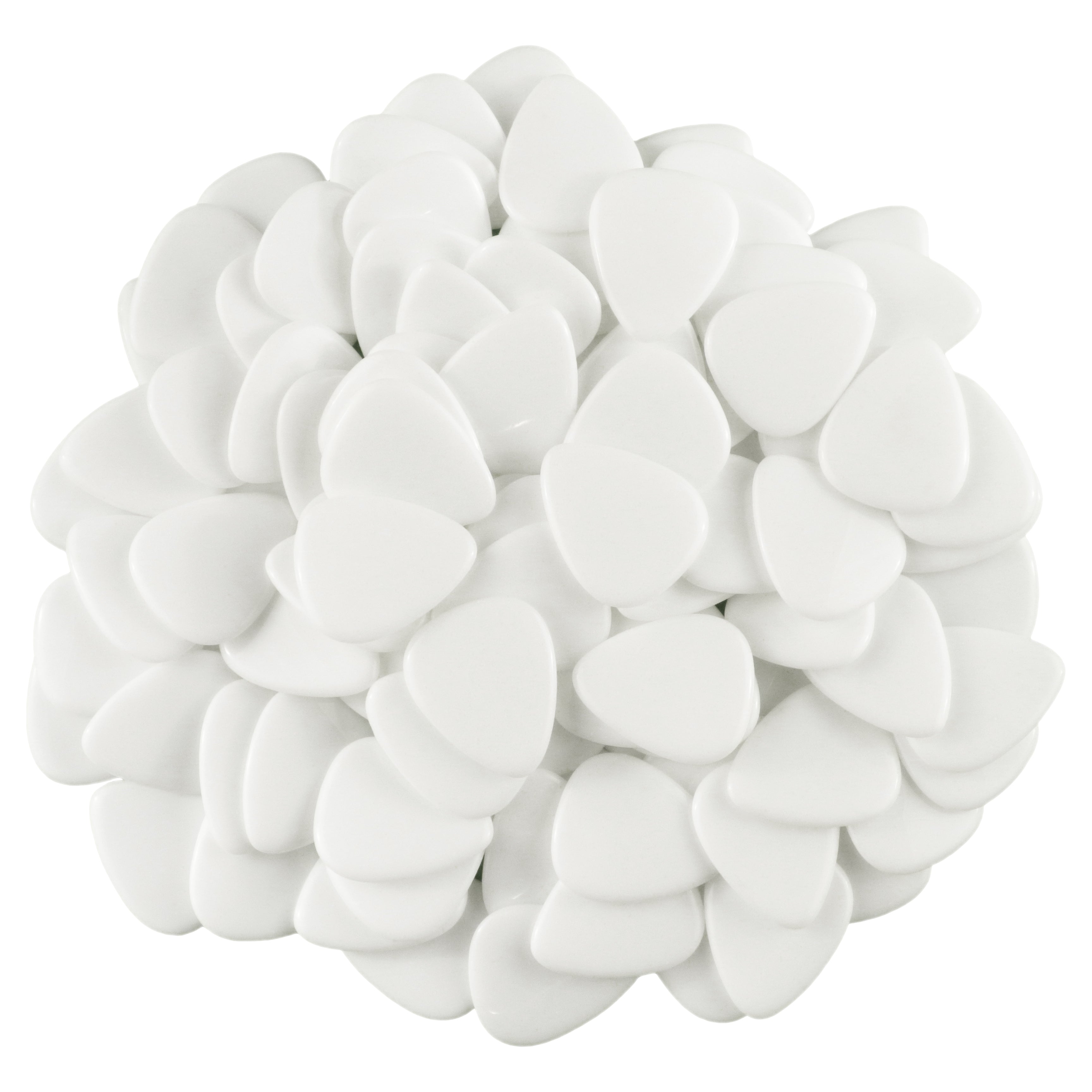 White Agate Stone Guitar Or Bass Pick - 3.0 mm Ultra Heavy Gauge - 351 Shape - Specialty Handmade Gemstone Exotic Plectrum Exotic Plectrums