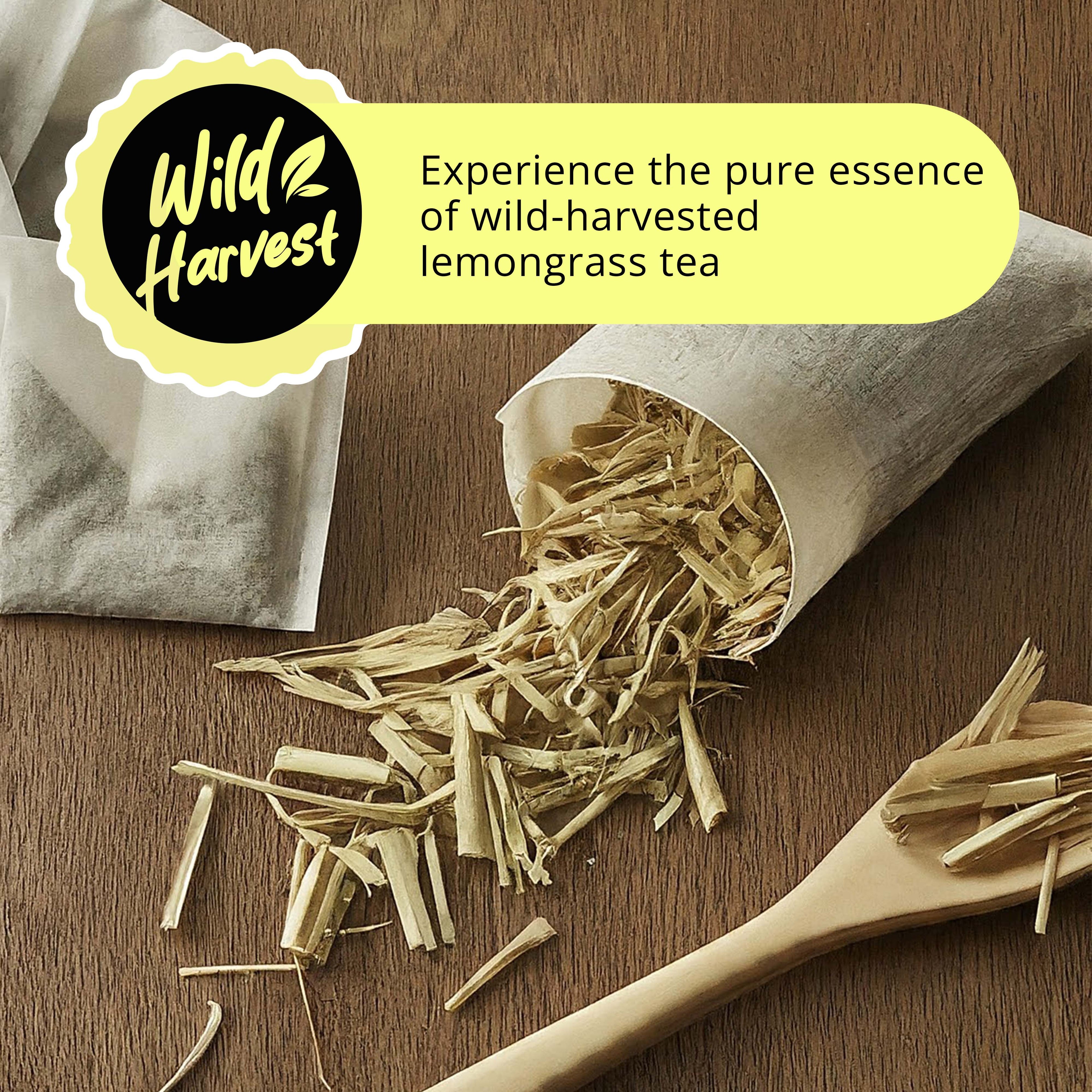 50 Lemongrass Tea Bags, Te De Limon, 100% Natural, Premium Lemon Grass Tea, Relaxing & Calming, Non-GMO, Caffeine-Free. by Akshit. Akshit