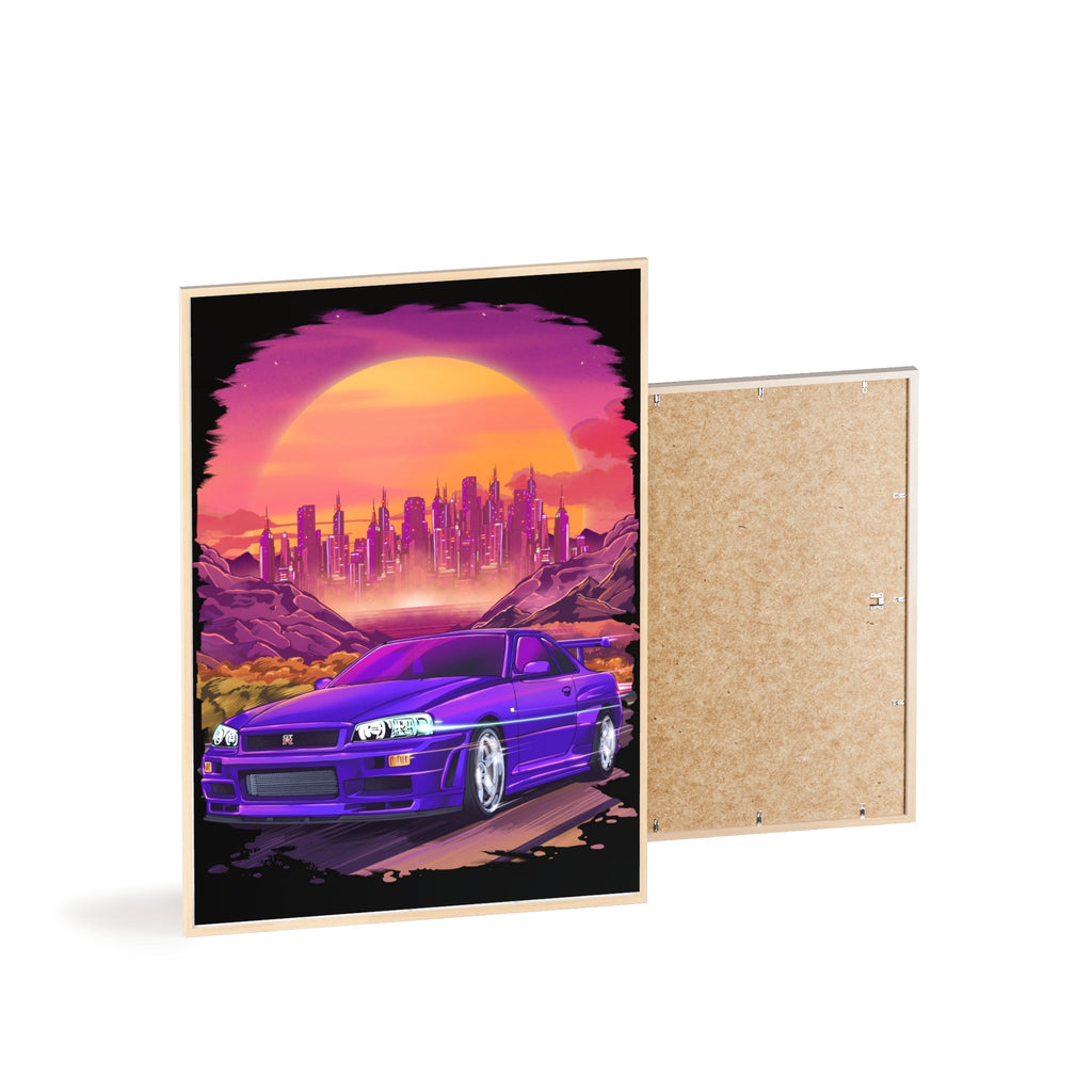 Nissan Skyline GT-R Poster Desksmith