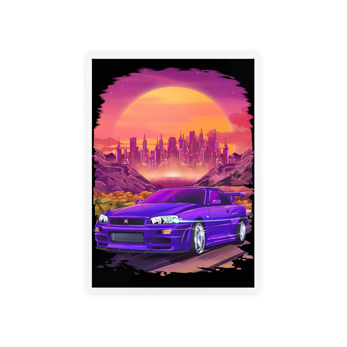 Nissan Skyline GT-R Poster Desksmith