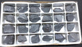 Bulk Wholesale Lot 24 Piece Flat Hematite Rough Raw Stones Natural Spectralite Gemstones Crystals Iron Ore Amazing Crystals