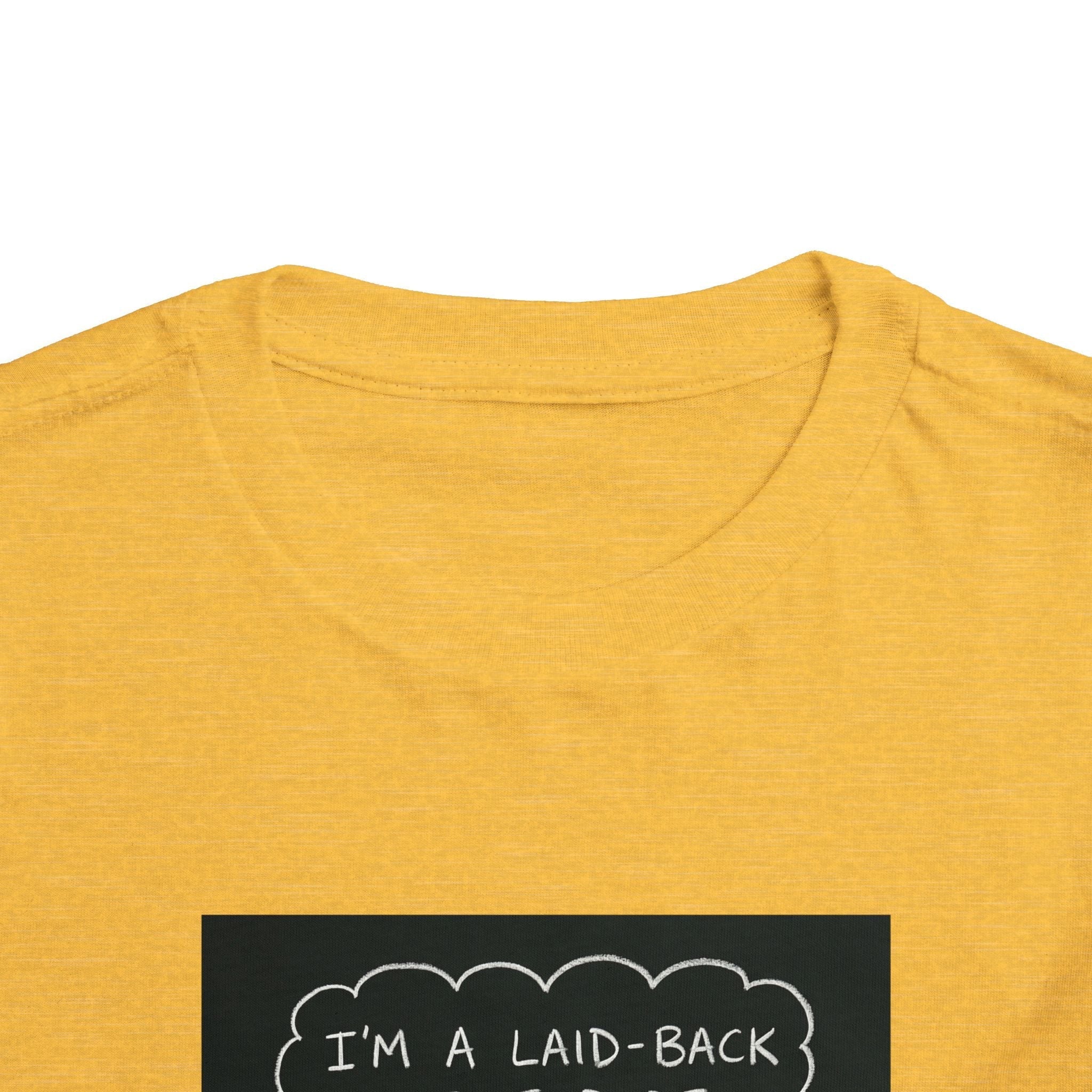 I’m Laid Back Toddler Short Sleeve Tee The Vibez Shop