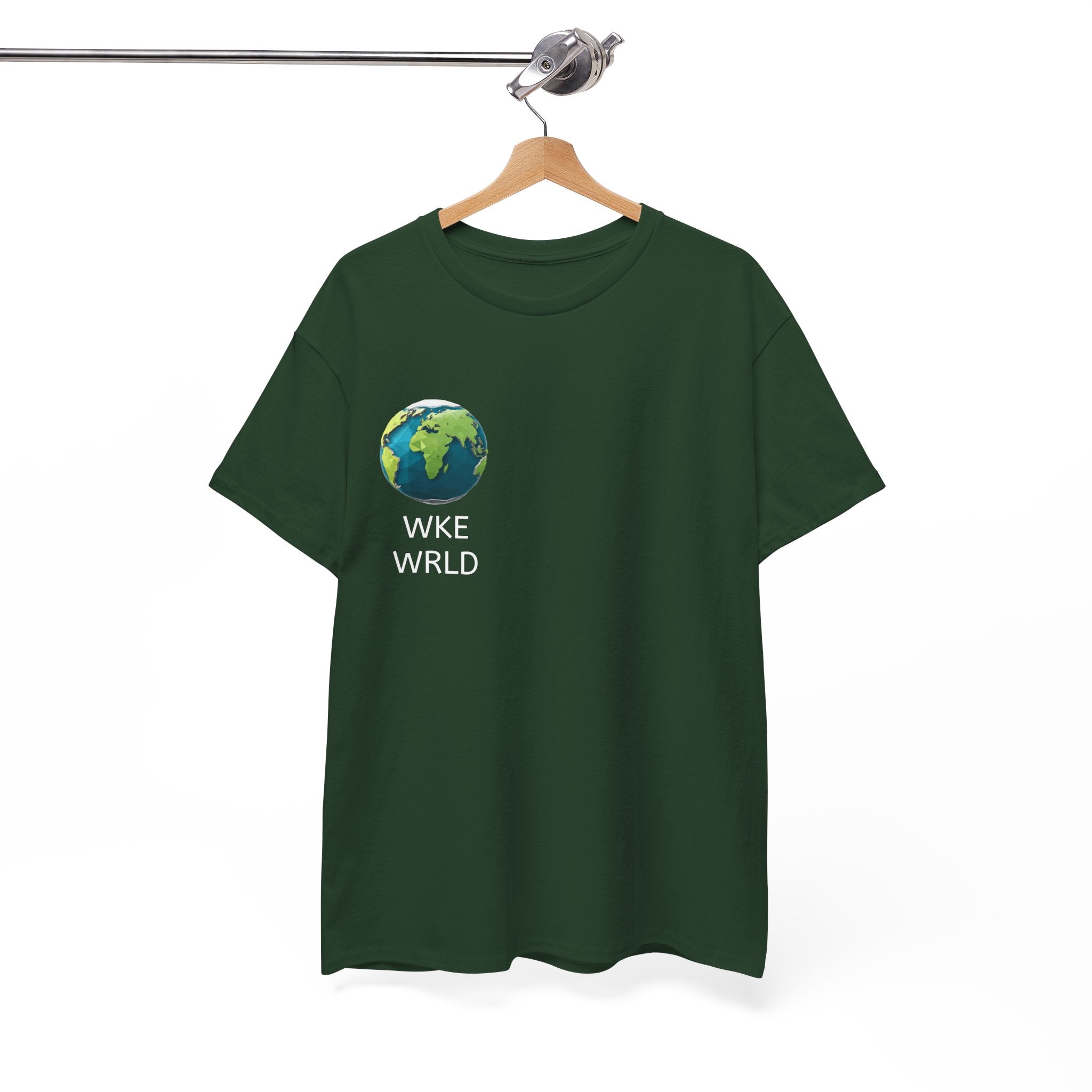 WKE WRLD Eco-Conscious Unisex Heavy Cotton Tee, Earth Day Gift, Nature Lover Shirt, Sustainable Fashion, Unisex Graphic Tee The Vibez Shop