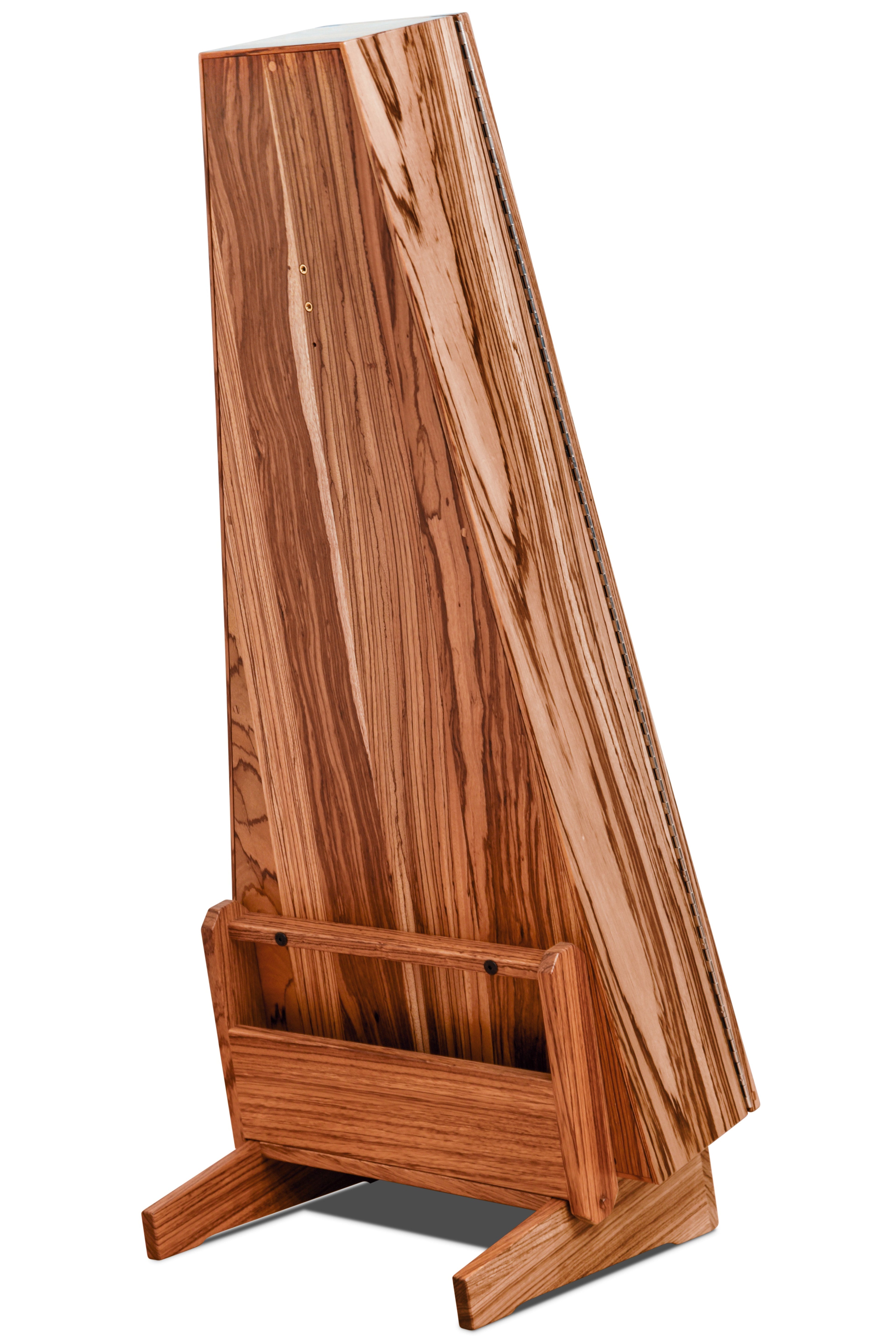 ClimaStand Triangle Humidor with Base - Zebrawood Acoustic Remedy Cases