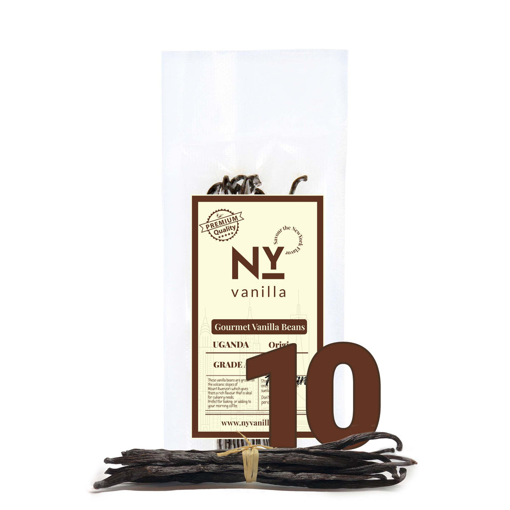 Whole Bulk Vanilla Beans - Order - NON GMO Gourmet Vanilla Pods 6 - 8 Inches For making Baking Whole Premium Vanilla Beans Grade A  by New York Vanilla Akshit