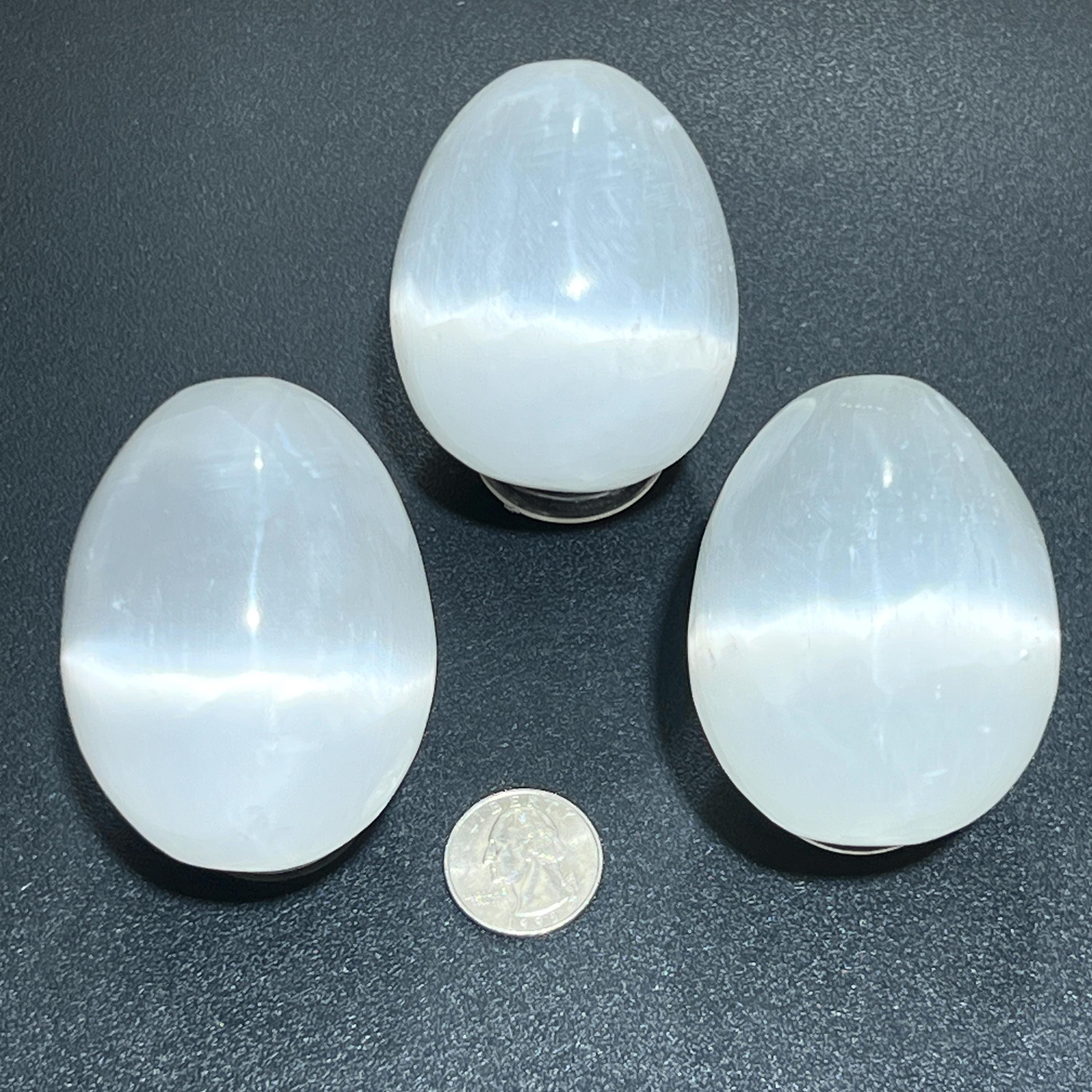 Selenite Crystal Egg Polished Carving Gemstone Decor Wholesale Supply Amazing Crystals
