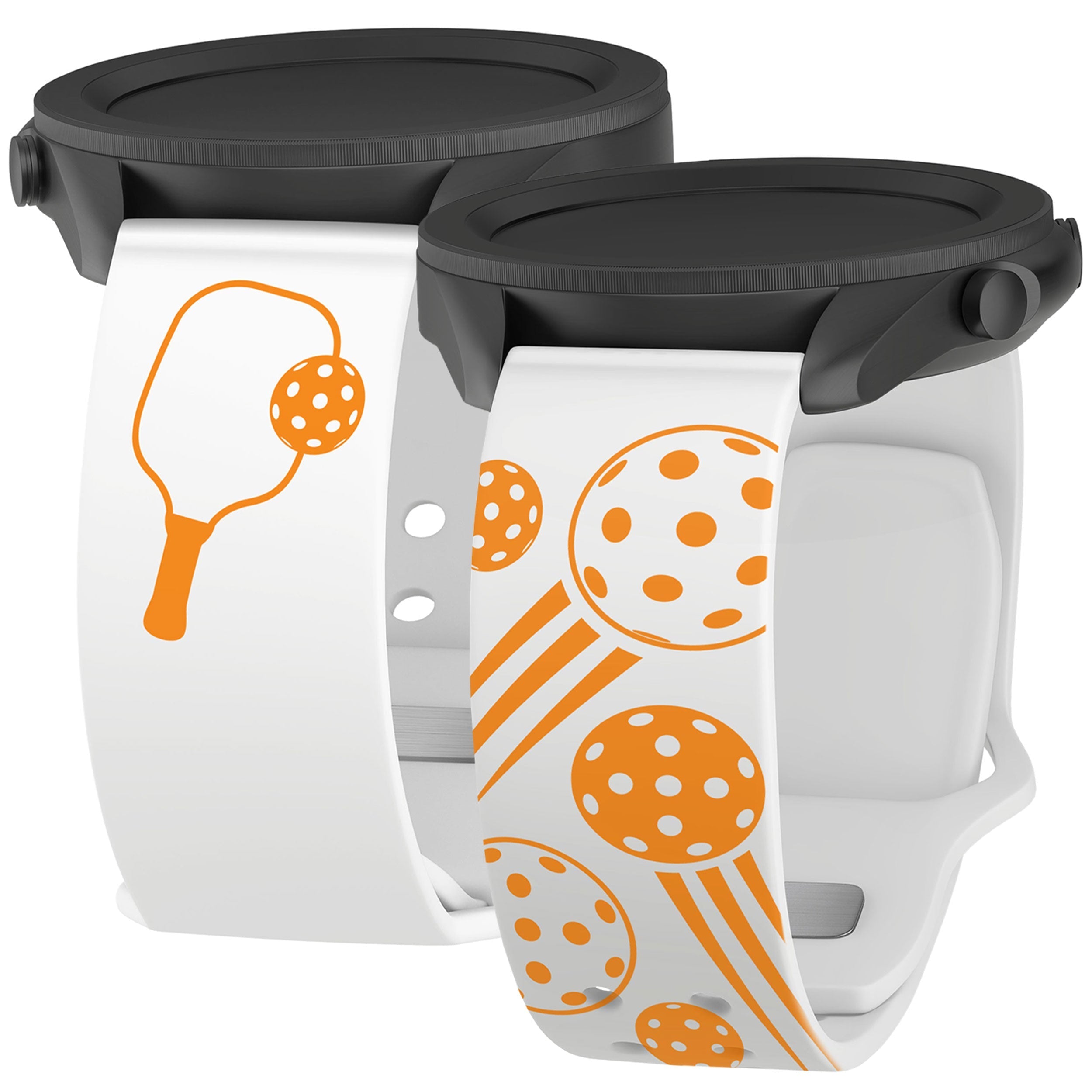 Pickleball Brights HD  Watchband for Samsung, Garmin, Fossil, and More Affinity Bands
