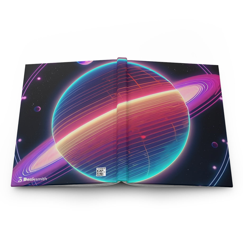 Planetary Solar System Hardcover Journal Matte- Ruled Line Desksmith