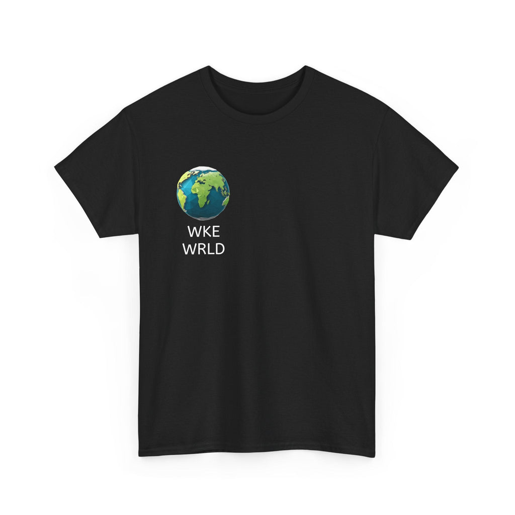 WKE WRLD Eco-Conscious Unisex Heavy Cotton Tee, Earth Day Gift, Nature Lover Shirt, Sustainable Fashion, Unisex Graphic Tee The Vibez Shop