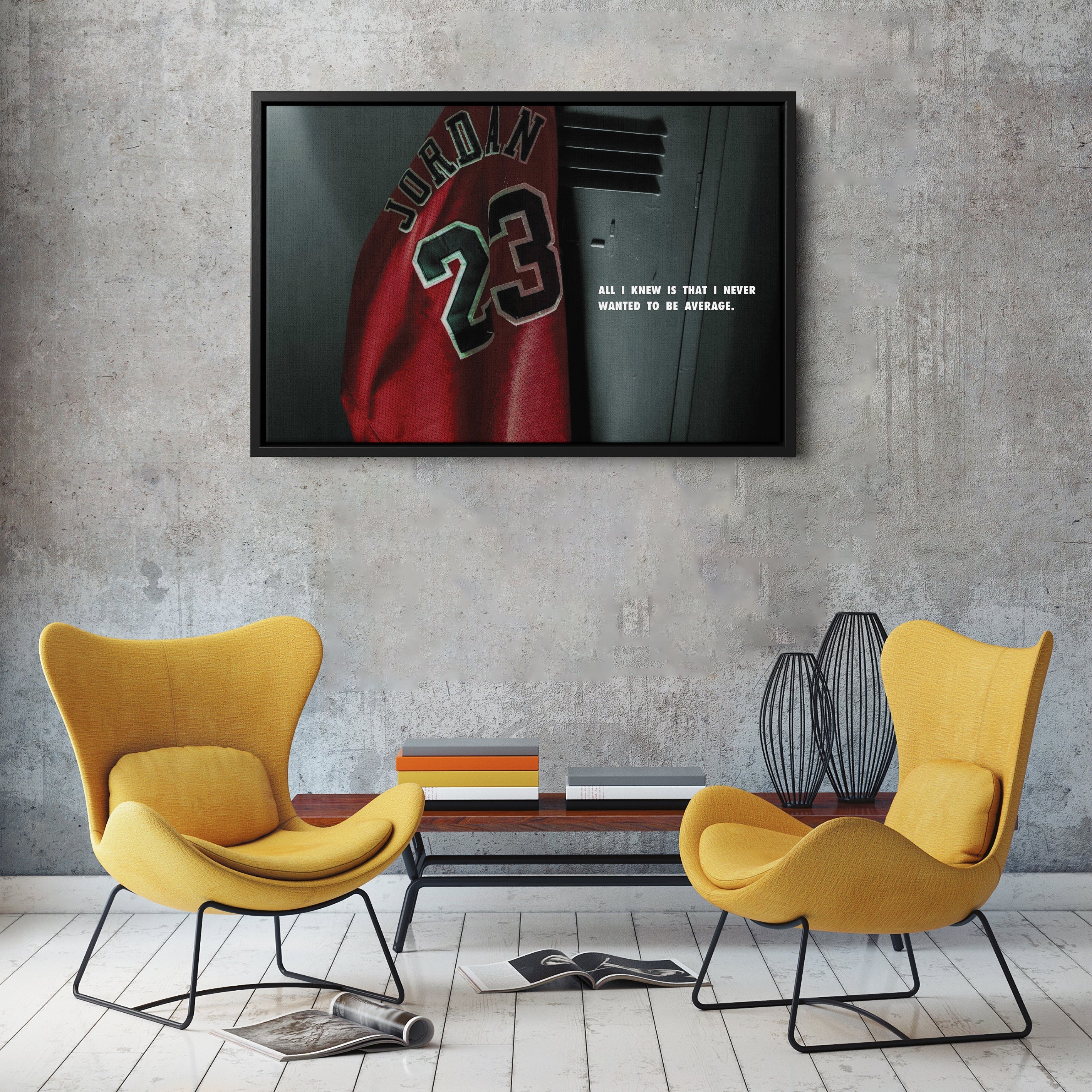 Michael Jordan Jersey Locker Room Canvas Poster – Wall Art Decor CanvasBlackArt