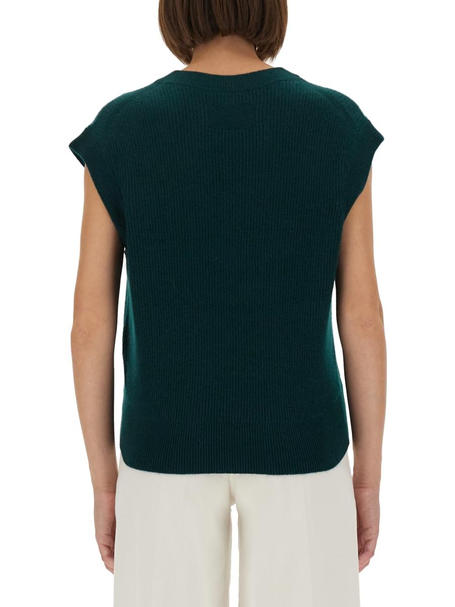 Guest In Residence Women Ribbed Knit Vest Luosophy