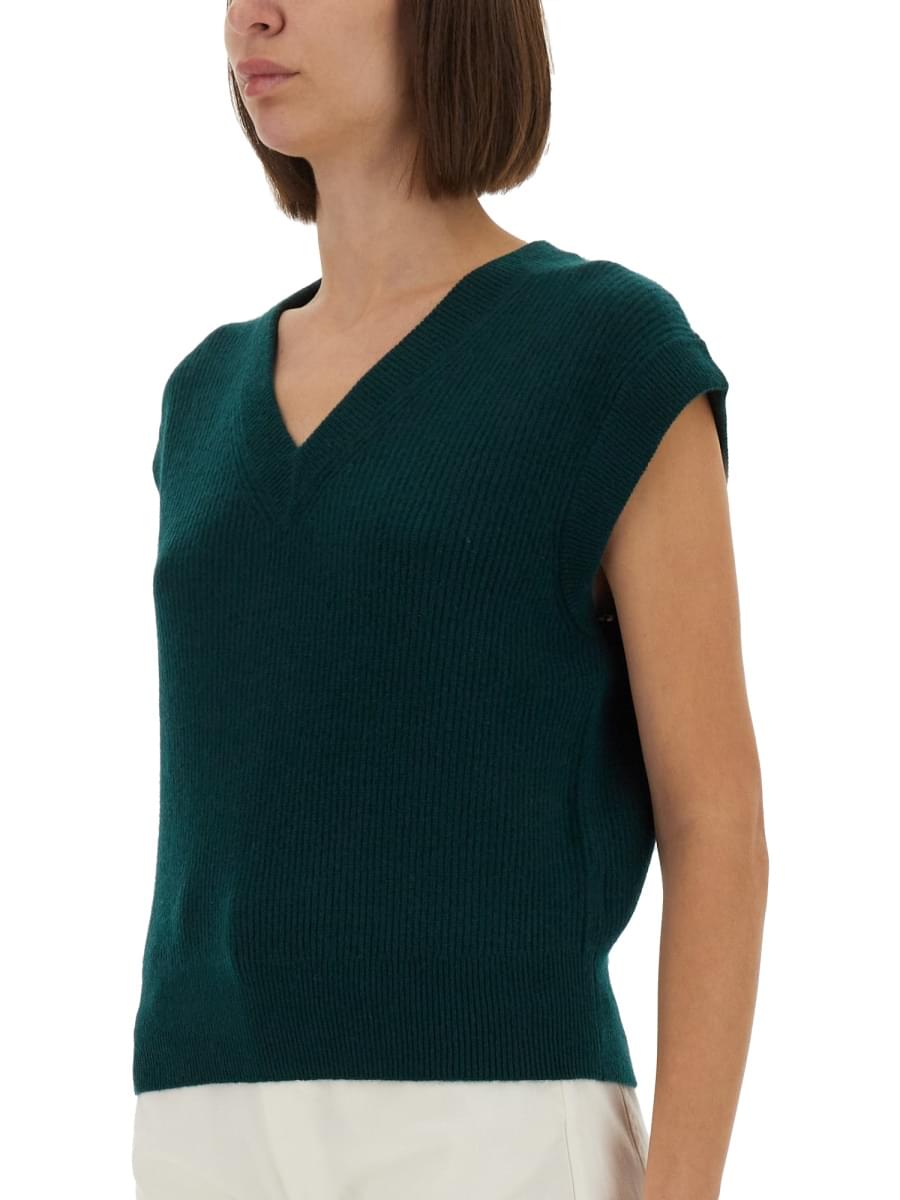 Guest In Residence Women Ribbed Knit Vest Luosophy
