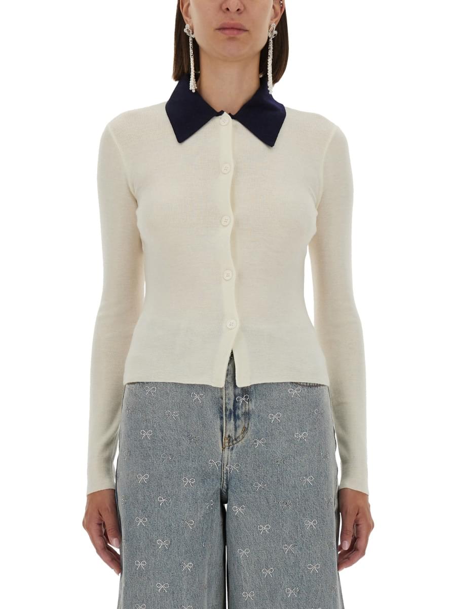 Self-Portrait Women Merino Wool Cardigan Luosophy