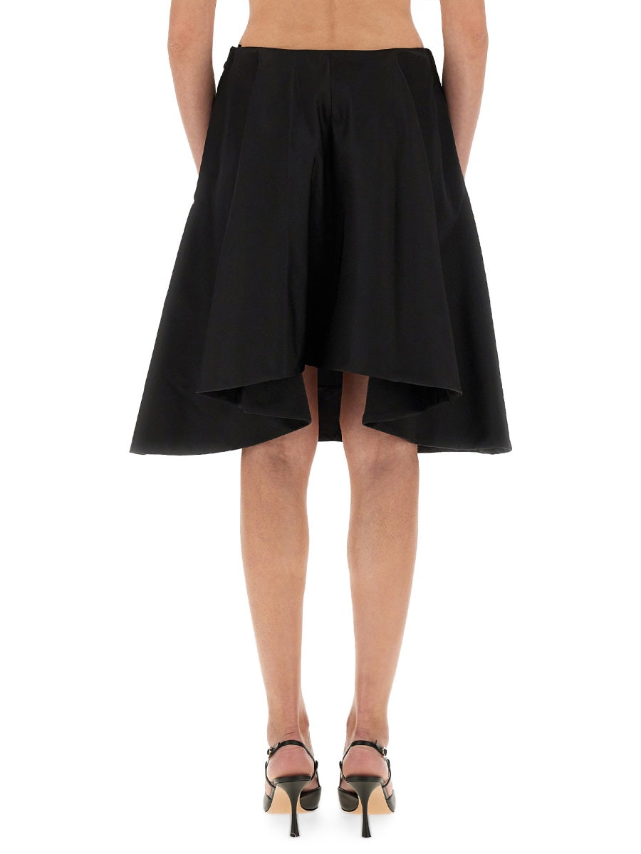 Alexander Mcqueen Women Flared Midi Skirt Luosophy