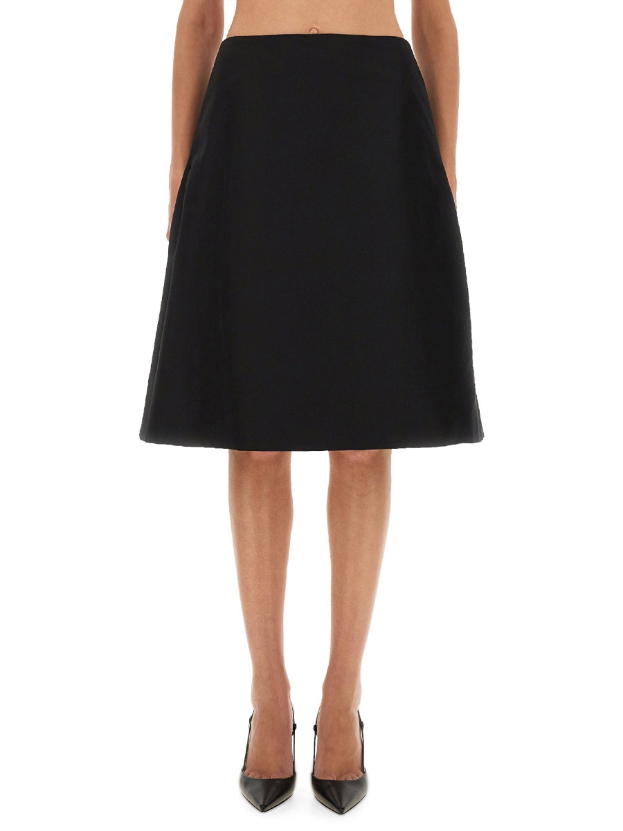 Alexander Mcqueen Women Flared Midi Skirt Luosophy