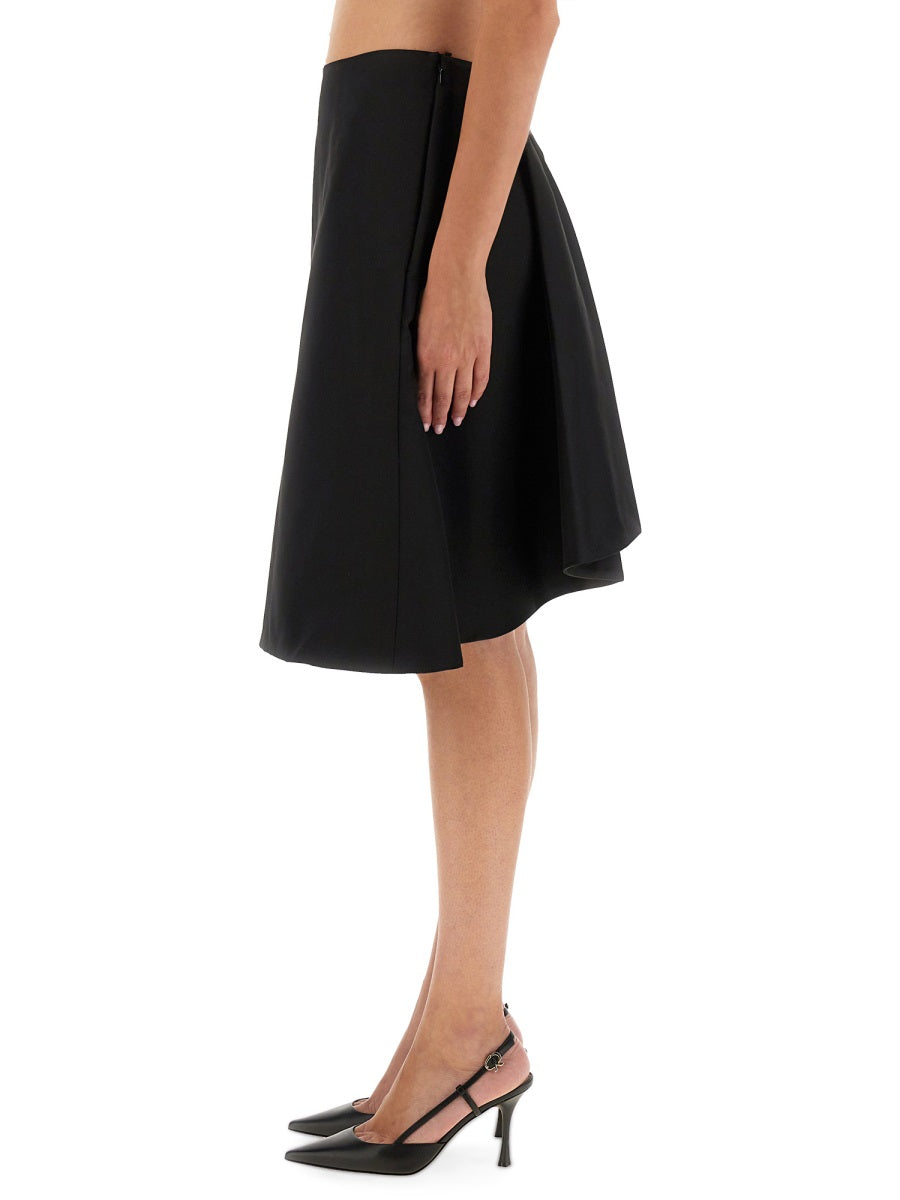 Alexander Mcqueen Women Flared Midi Skirt Luosophy