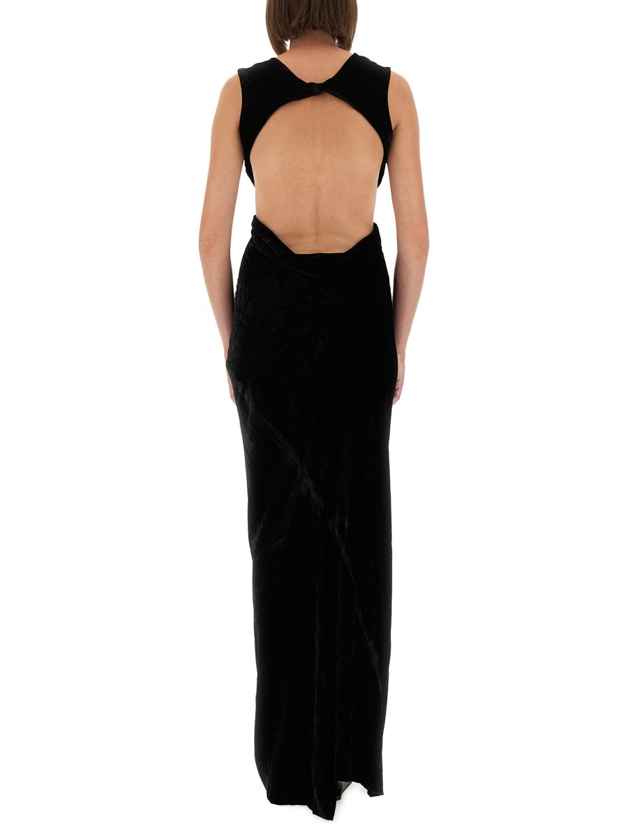 Rick Owens Women Dress With Open Back Luosophy