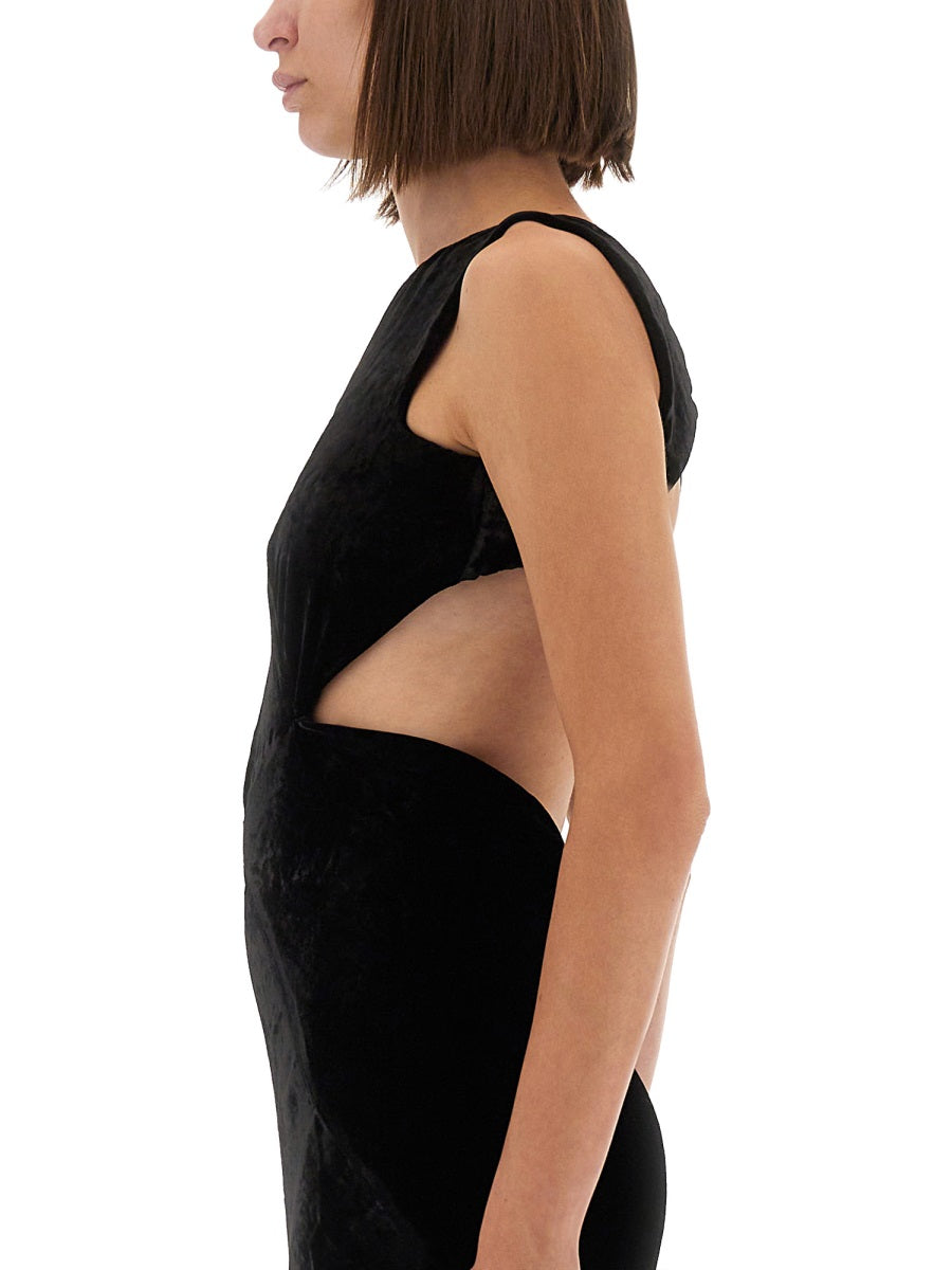 Rick Owens Women Dress With Open Back Luosophy