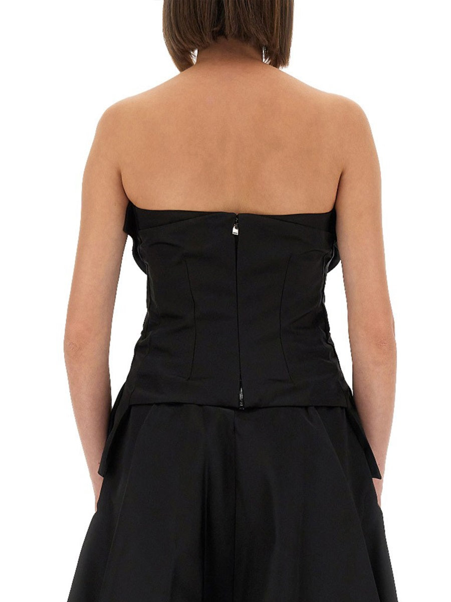 Alexander Mcqueen Women Strapless Corset Top Luosophy