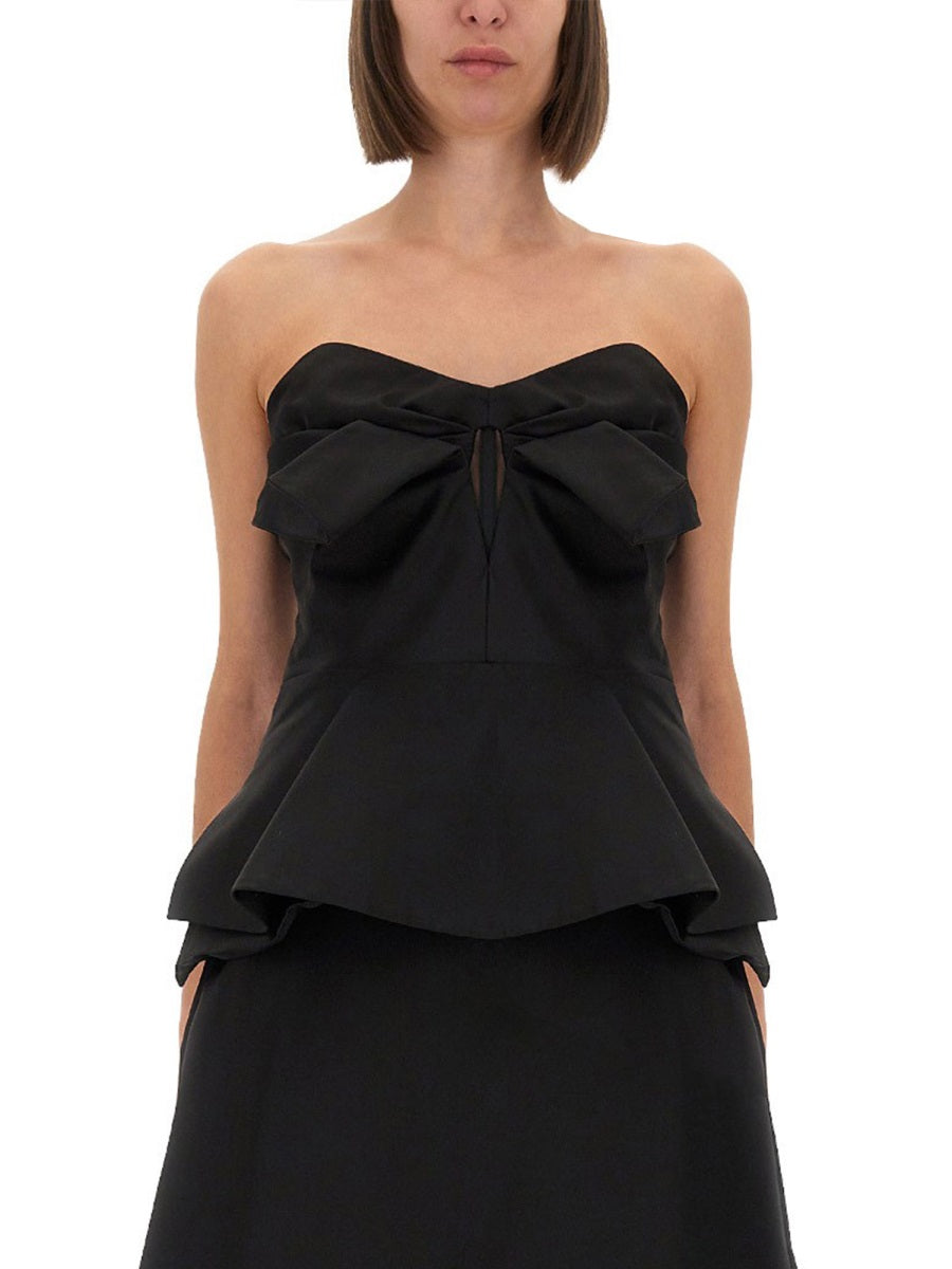 Alexander Mcqueen Women Strapless Corset Top Luosophy