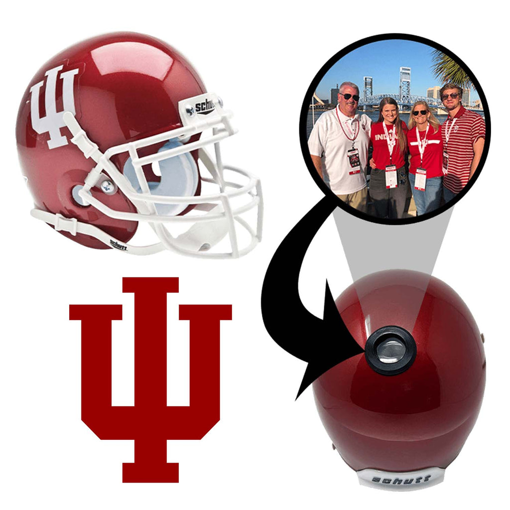 Indiana Hoosiers College Football Collectible Mini Helmet - Picture Inside - FANZ Collectibles Fanz Collectibles