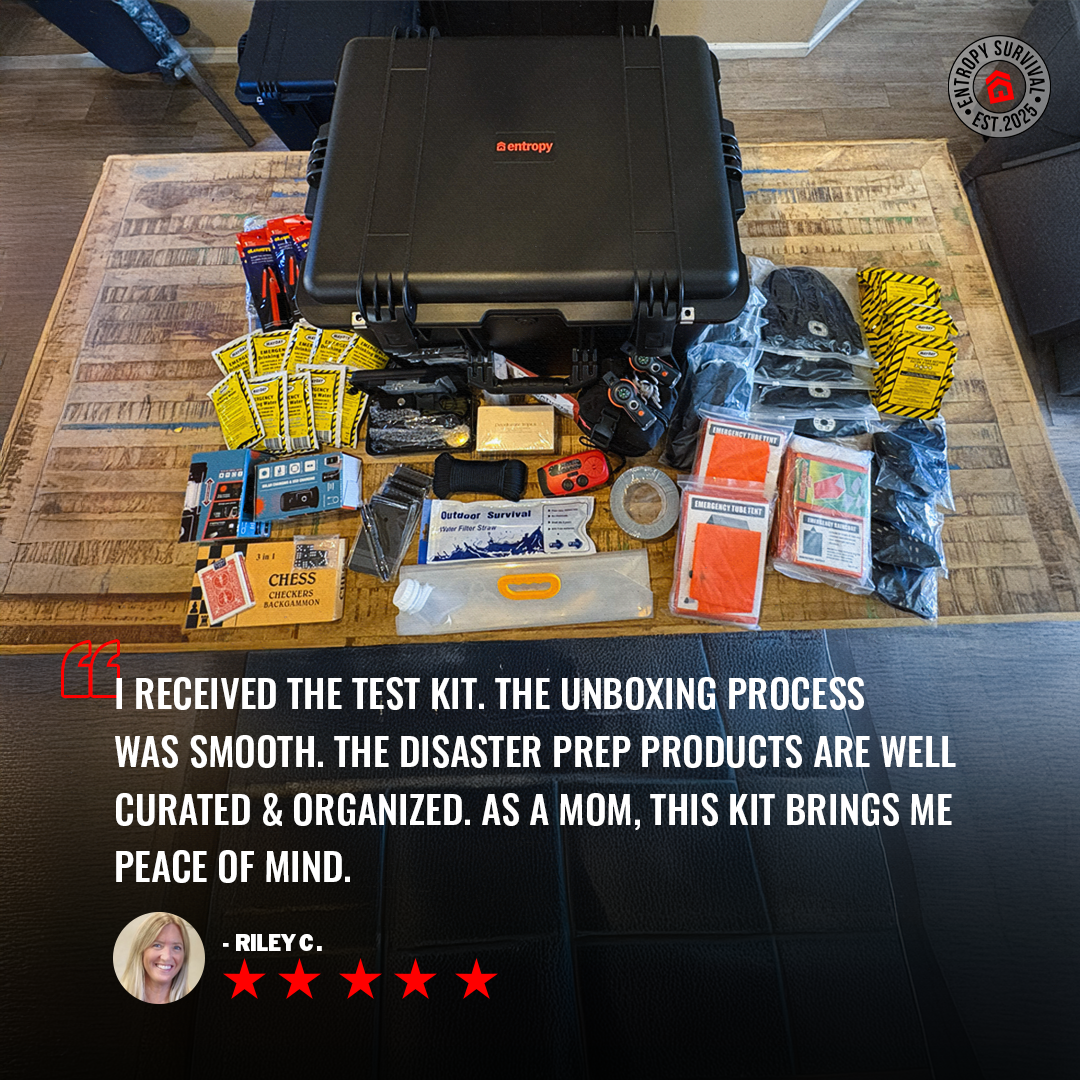 The Safe House Survival Kit | 72-Hour Family Emergency Kit Entropy Survival