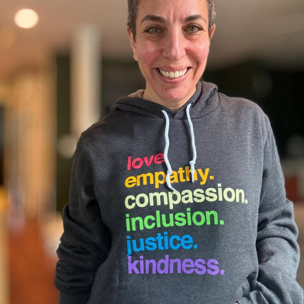 'Kindness Is' Pride Pullover Fleece Kind Cotton