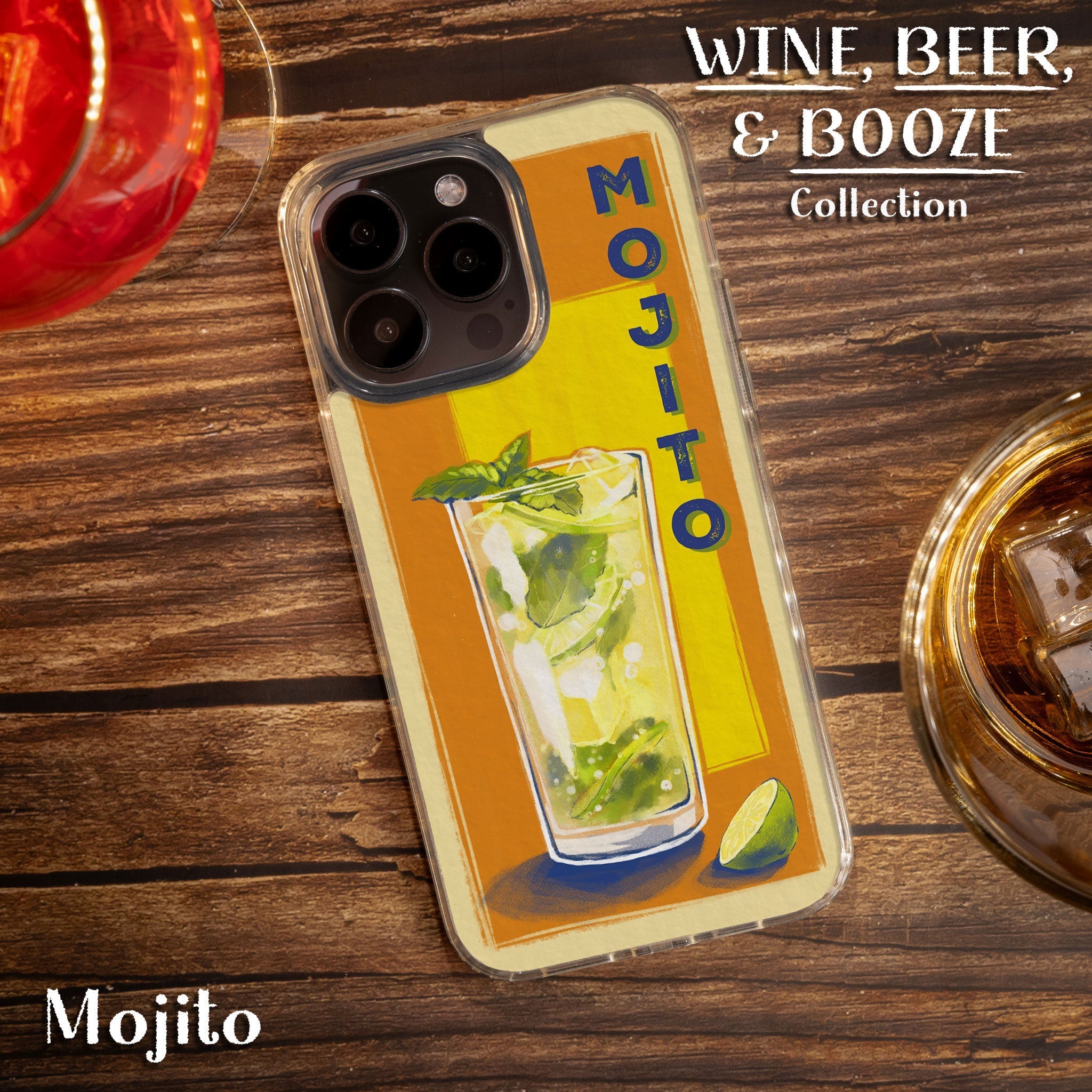 Wine, Beer, & Booze HD Apple iPhone 12 Series Mag-Safe Phone Case Affinity Bands