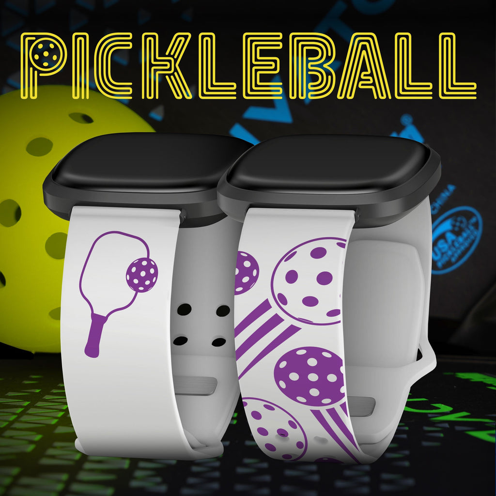 Pickleball Brights HD Fitbit Versa 3 & Sense 1 Watch Band Affinity Bands