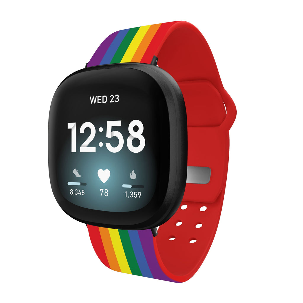 Pride HD Fitbit Versa 3 and Sense Watch Band Affinity Bands