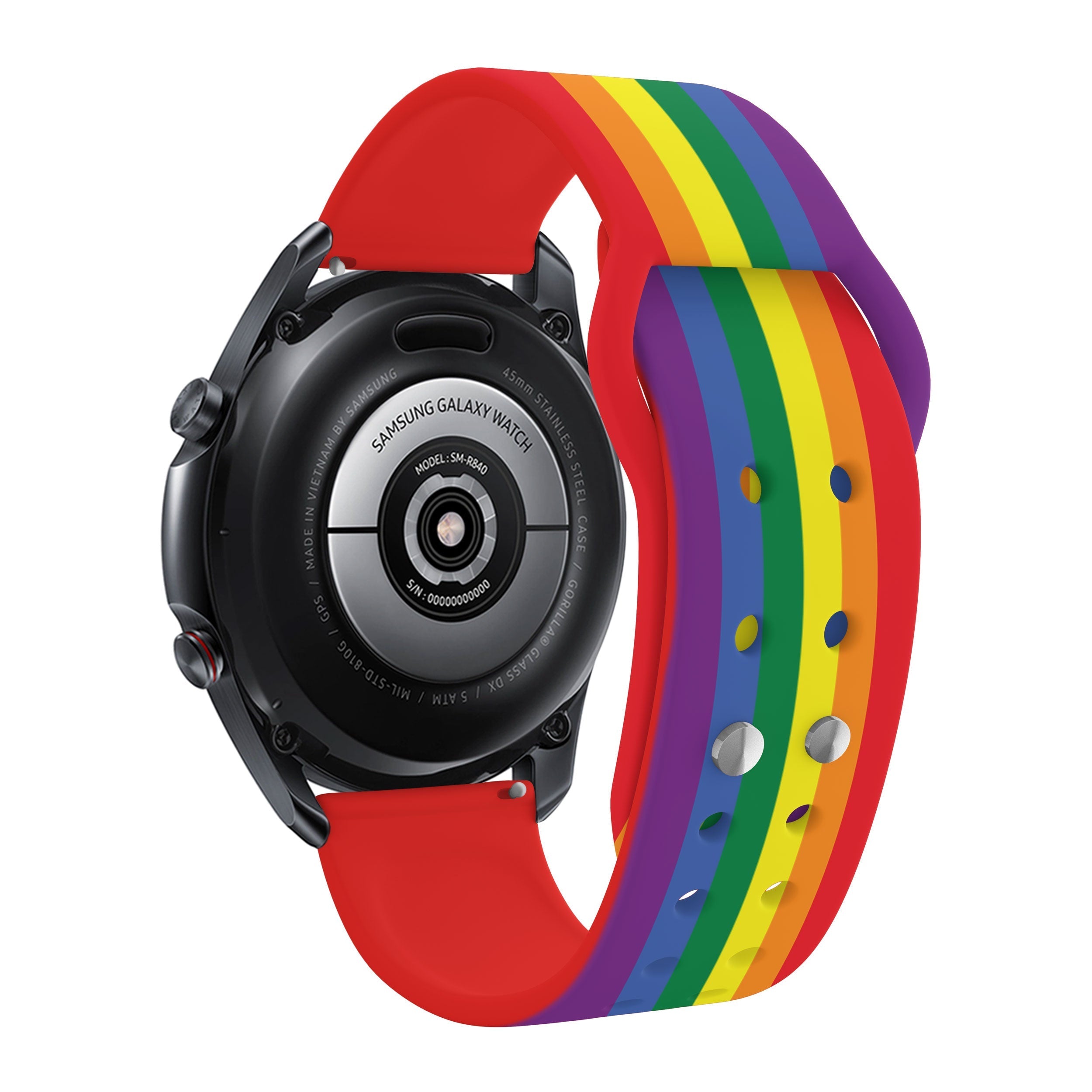 Pride HD  Watchband for Samsung, Garmin, Fossil, and More for Samsung, Garmin, Fossil, and More Affinity Bands