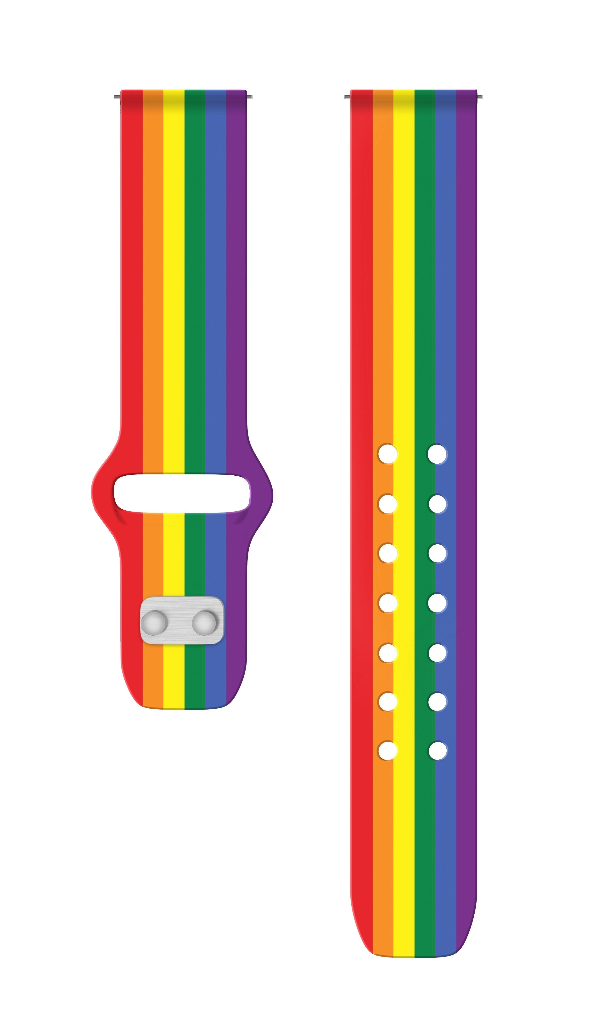 Pride HD  Watchband for Samsung, Garmin, Fossil, and More for Samsung, Garmin, Fossil, and More Affinity Bands