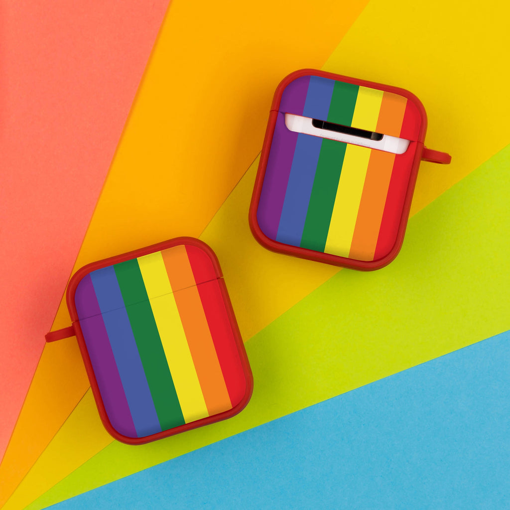 Pride HDX Case Cover Compatible with Apple AirPods Gen 1 & 2 Affinity Bands