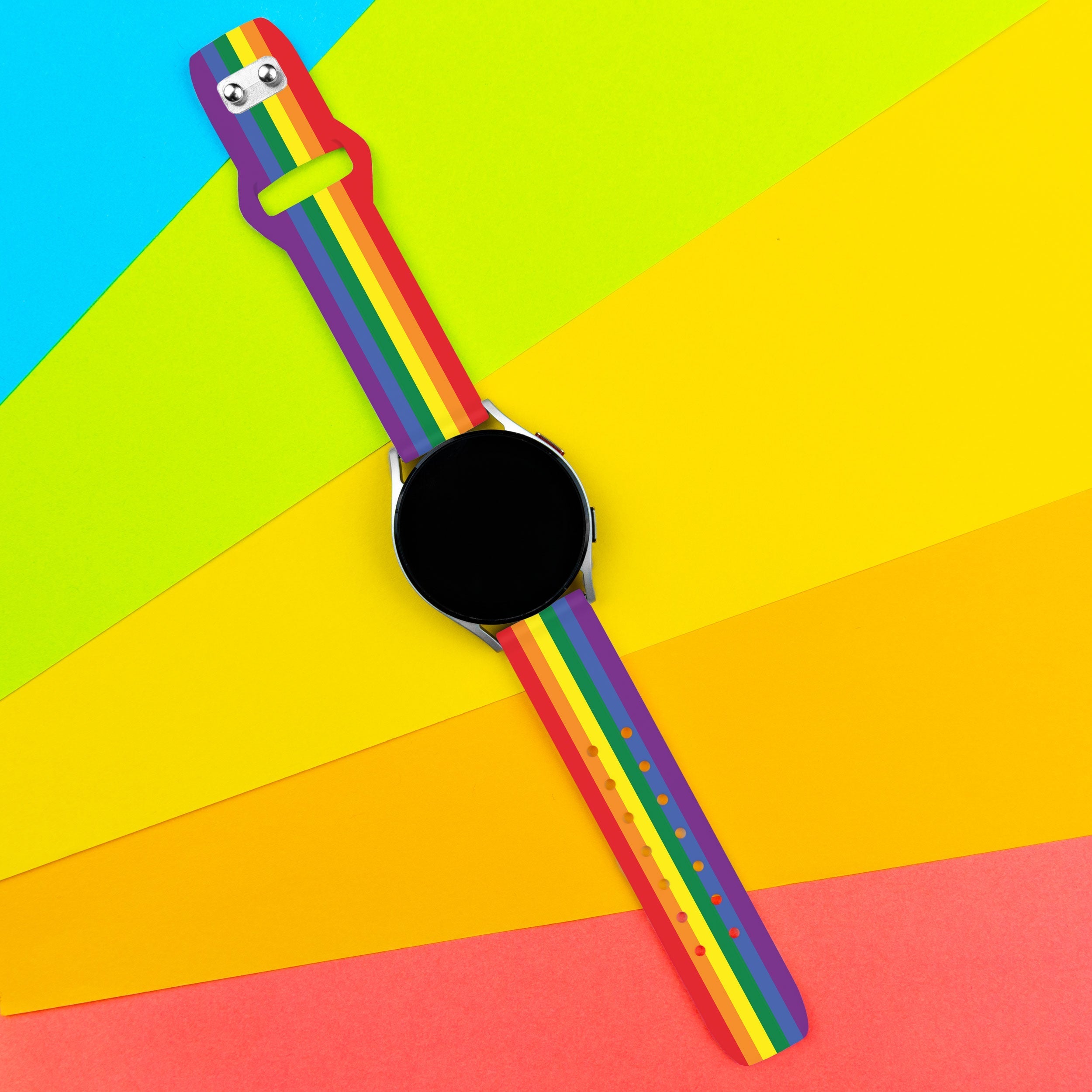Pride HD  Watchband for Samsung, Garmin, Fossil, and More for Samsung, Garmin, Fossil, and More Affinity Bands