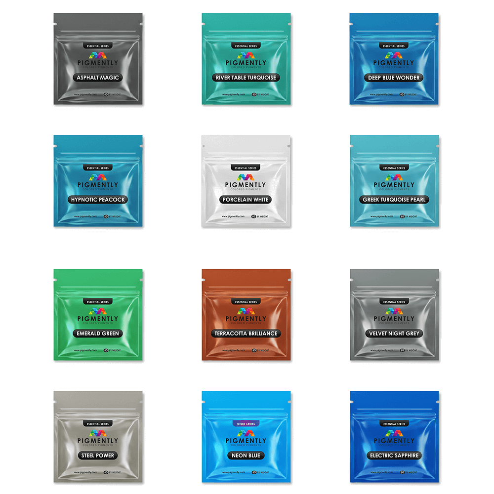 Mica Powder Pigments 12 Bundle Pack UltraClear Epoxy