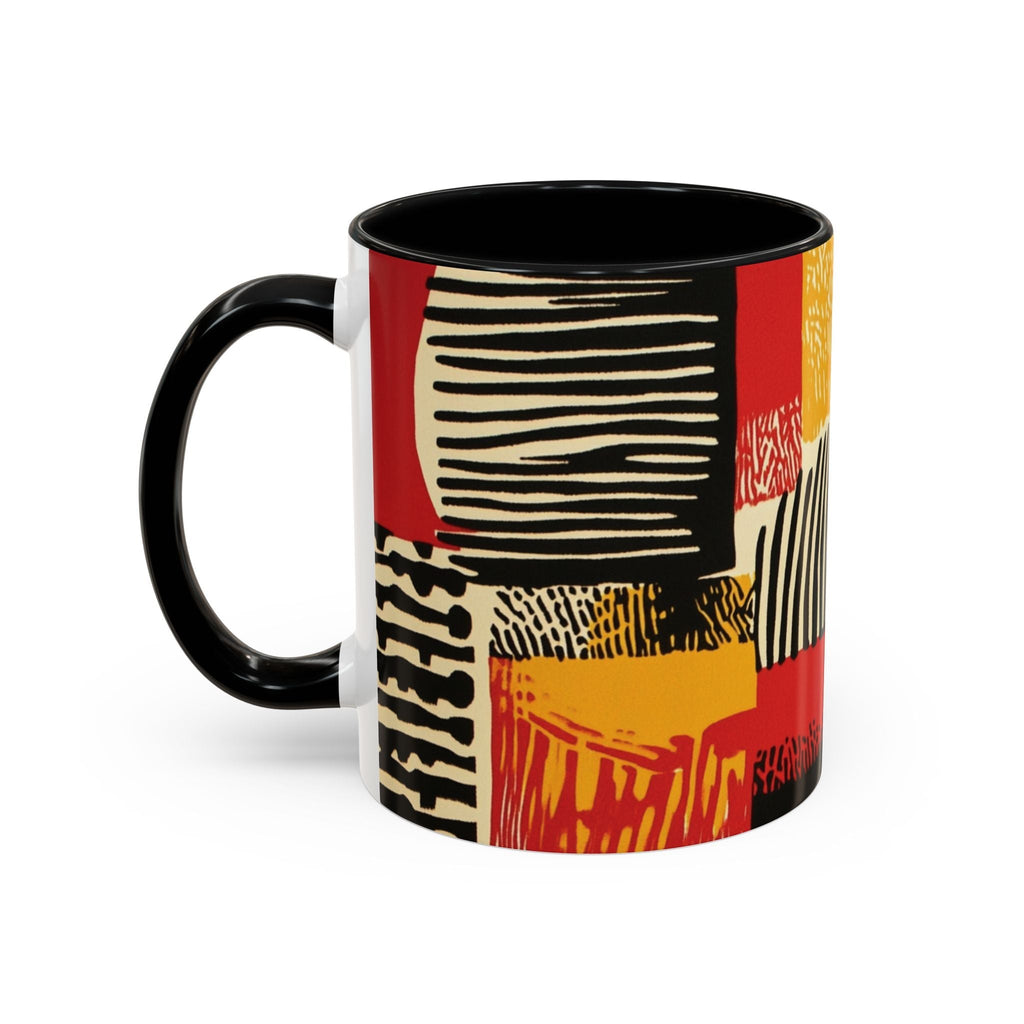 Modernist Textile Pattern Mug - 11oz Black Magic Social Club