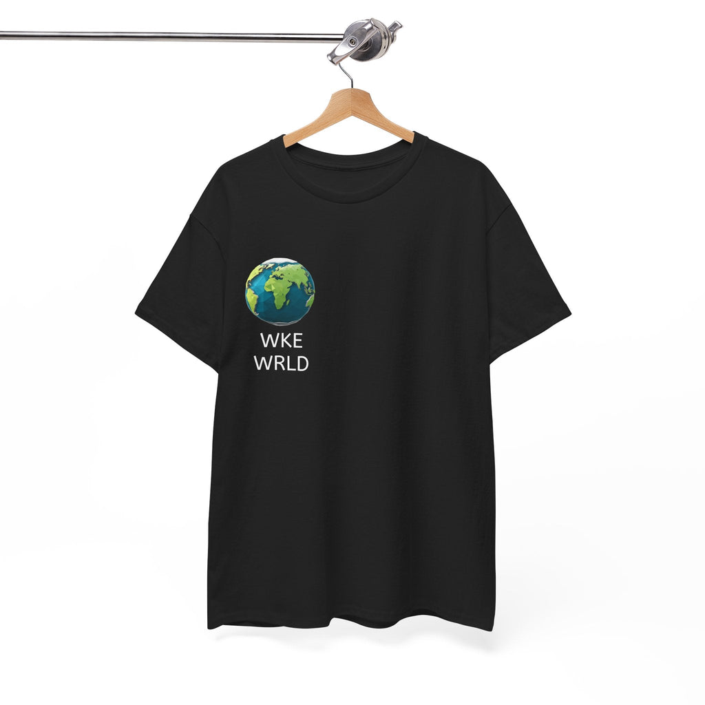 WKE WRLD Eco-Conscious Unisex Heavy Cotton Tee, Earth Day Gift, Nature Lover Shirt, Sustainable Fashion, Unisex Graphic Tee The Vibez Shop