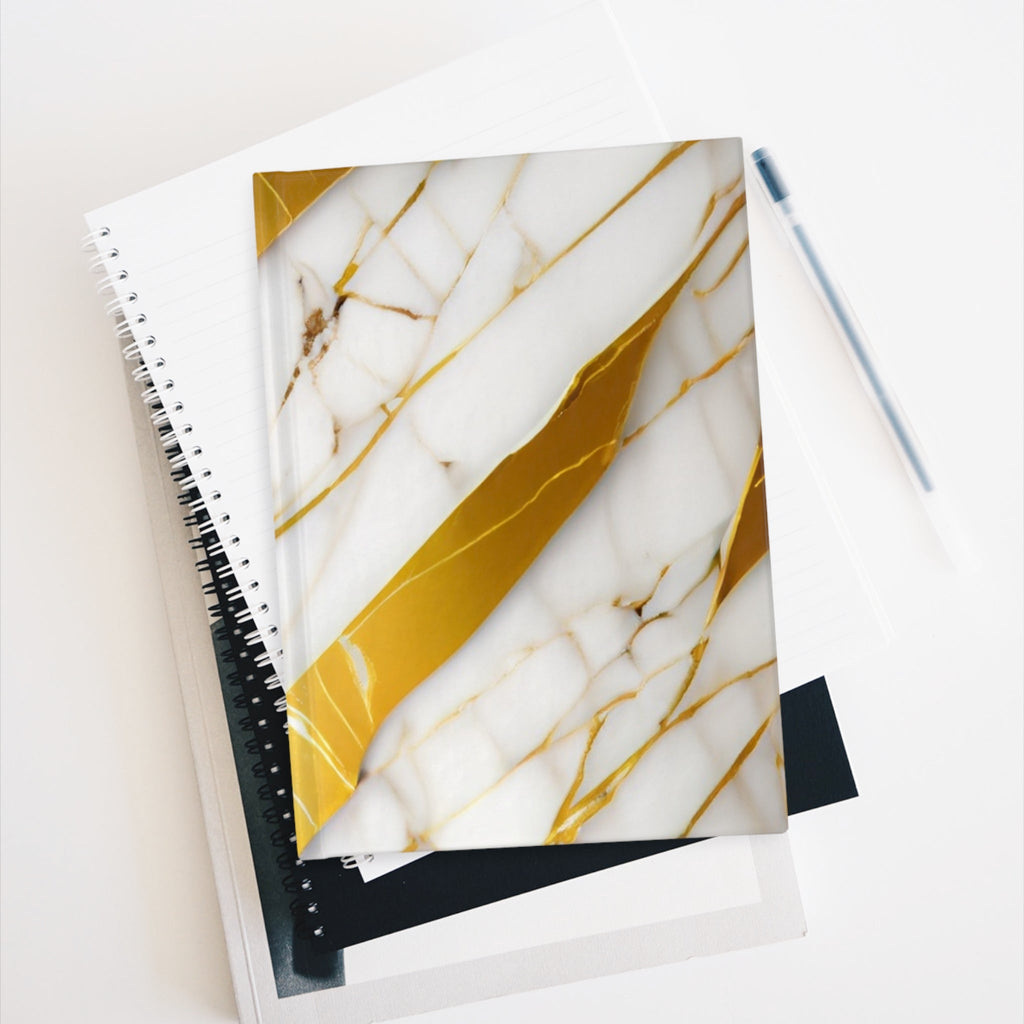 Gold Marble Journal - Blank Desksmith