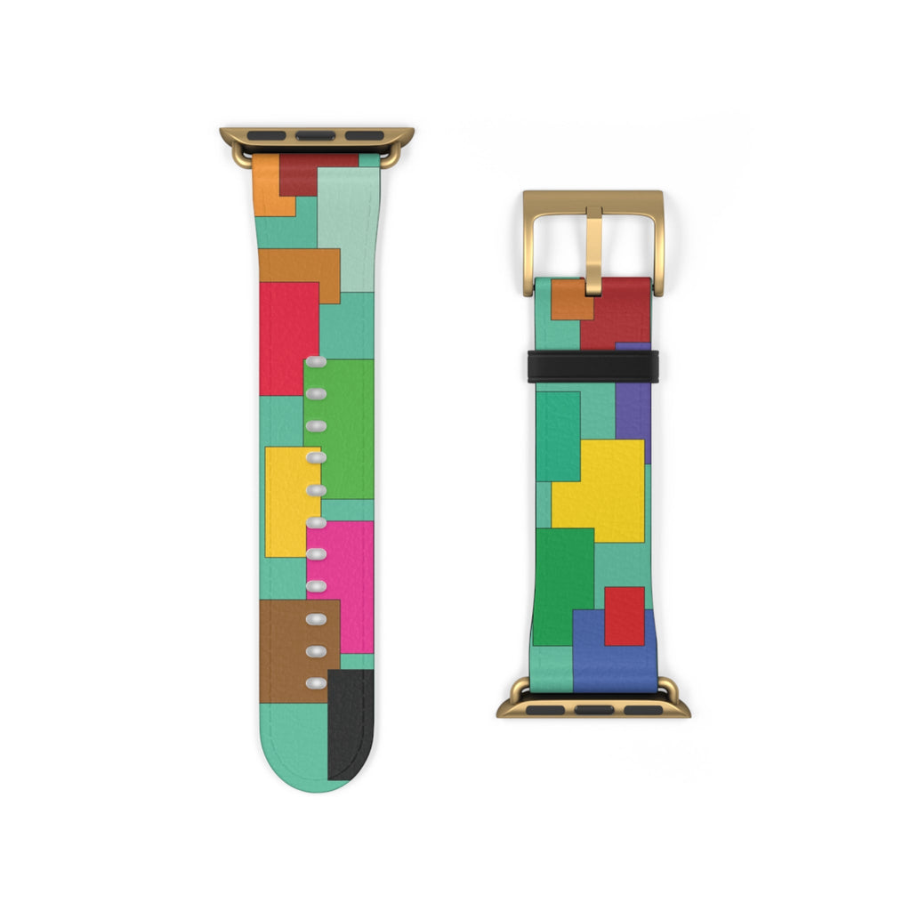 Squares and Rectangles Watch Band Desksmith