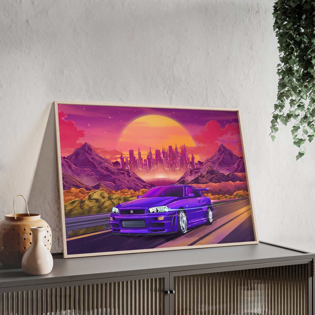 Nissan Skyline GT-R Poster Desksmith
