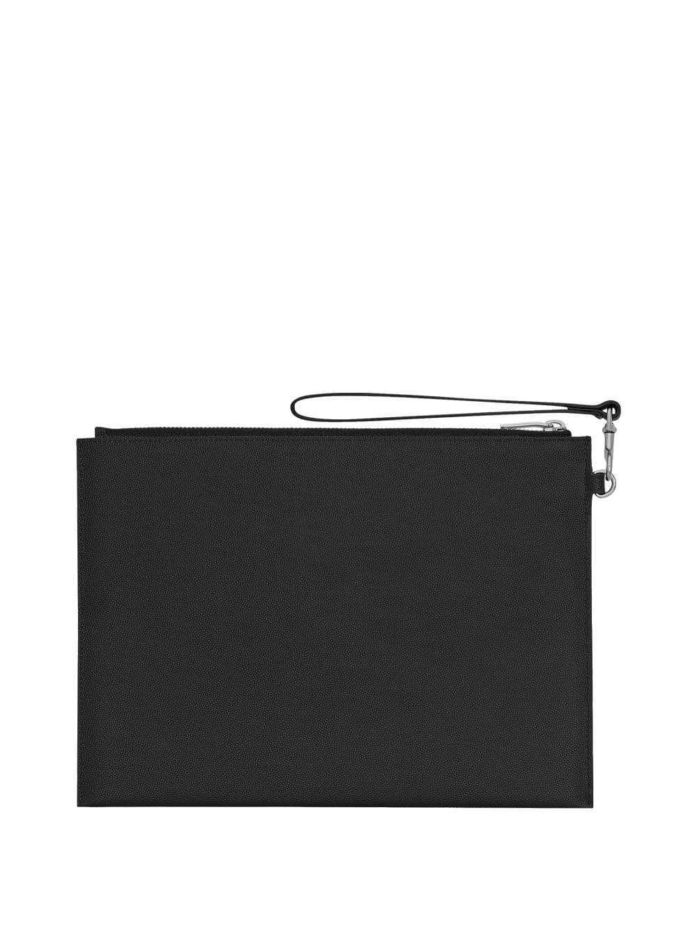 Saint Laurent Men Zipped Tablet Holder In Grain De Poudre-Leather Luosophy