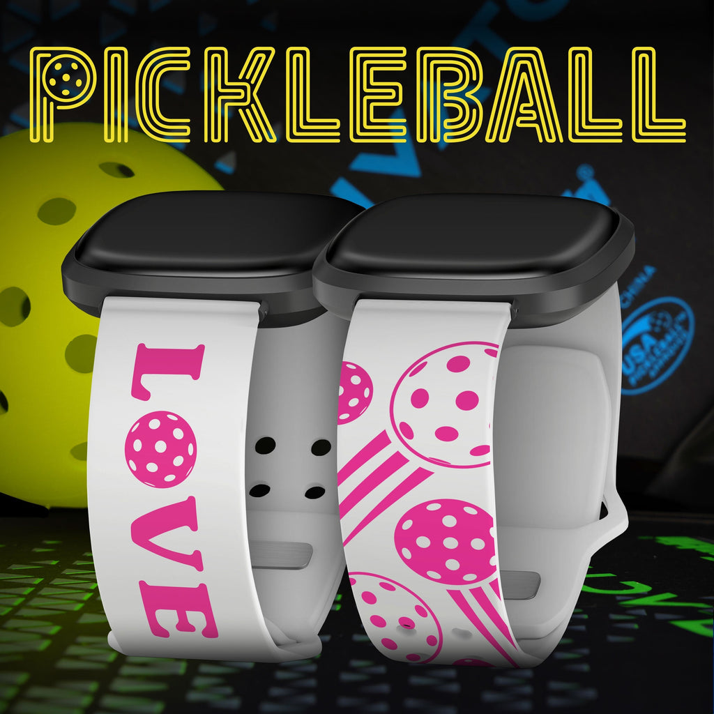 Pickleball Brights HD Fitbit Versa 3 & Sense 1 Watch Band Affinity Bands