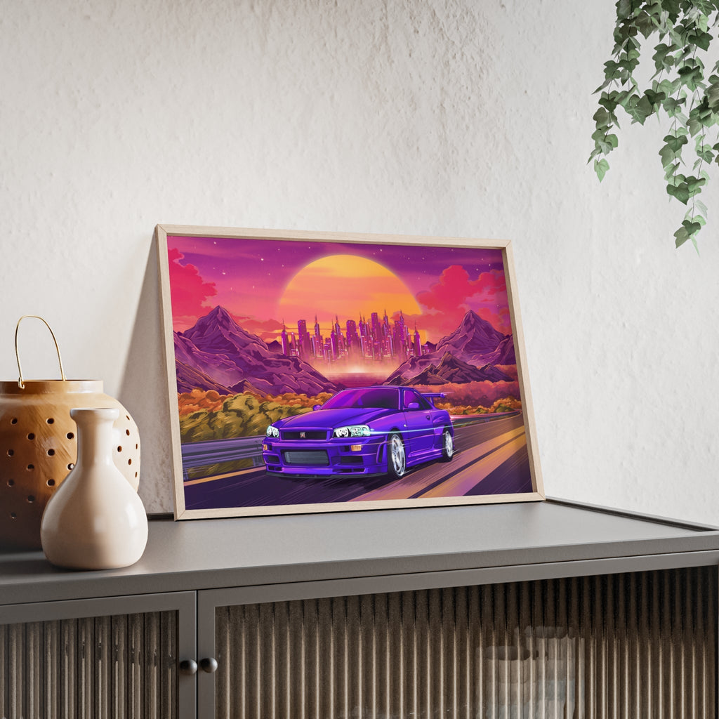 Nissan Skyline GT-R Poster Desksmith