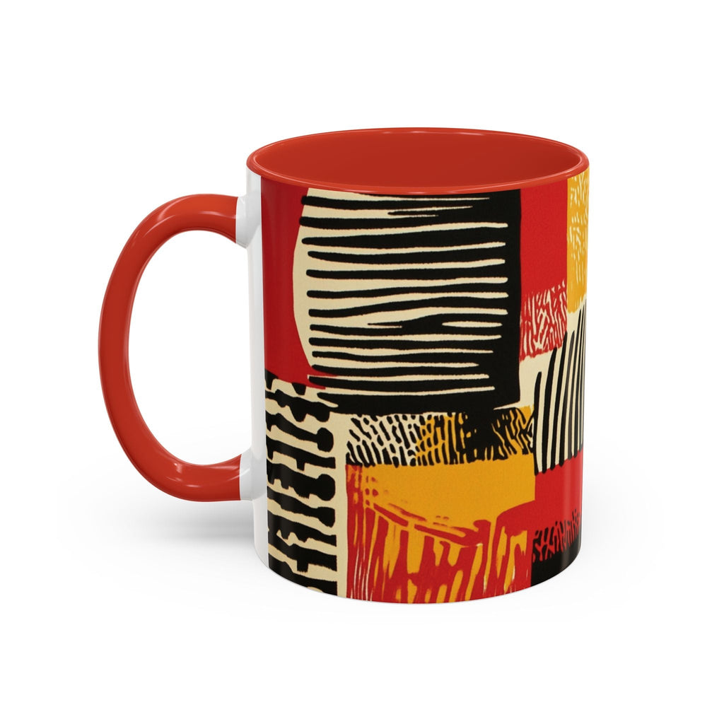 Modernist Textile Pattern Mug - 11oz Black Magic Social Club