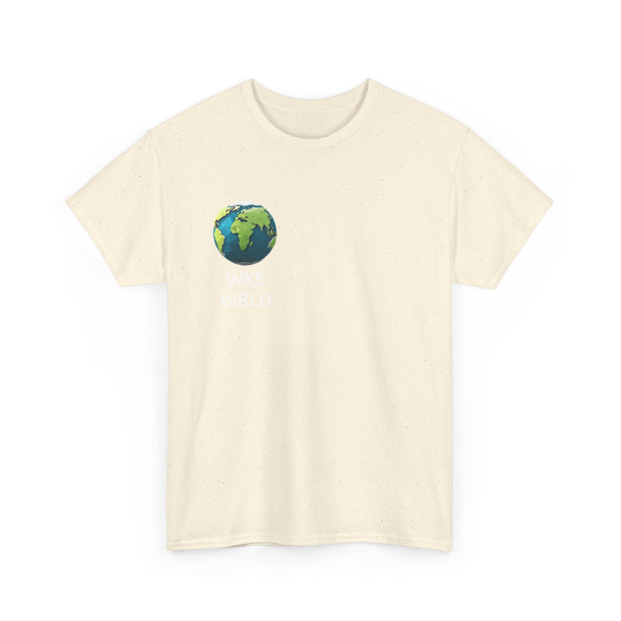 WKE WRLD Eco-Conscious Unisex Heavy Cotton Tee, Earth Day Gift, Nature Lover Shirt, Sustainable Fashion, Unisex Graphic Tee The Vibez Shop