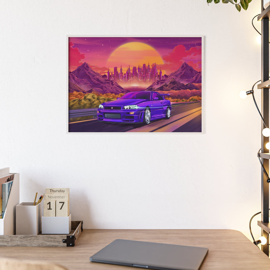 Nissan Skyline GT-R Poster Desksmith